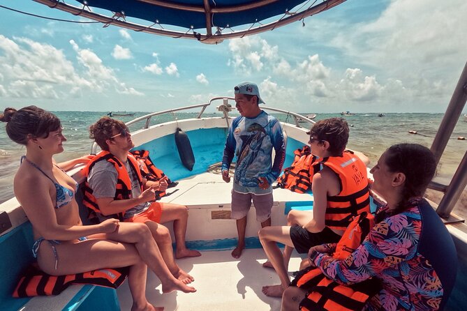 2-Hour Snorkeling in Two Spots of Tulum's Reef - The boat ride past Tulum’s Maya ruins