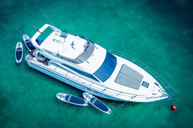 2 Hour Sunset - 47' Azimut, Tulum, Playa del Carmen, Riviera Maya - Boarding at Puerto Aventuras before sunset