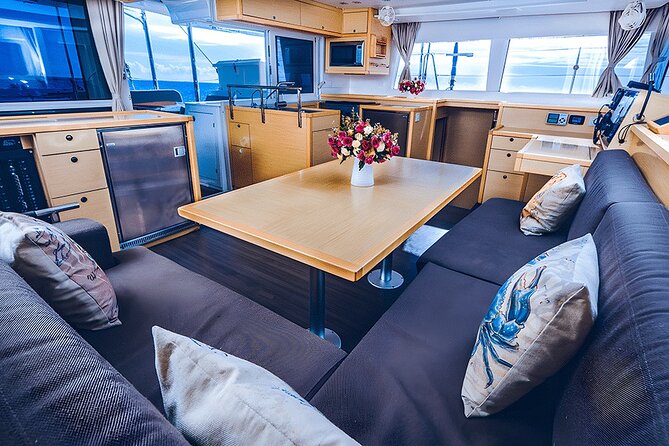3 Hours Exclusive 45' Lagoon Catamaran Experience - Food, drinks, and the practical comforts
