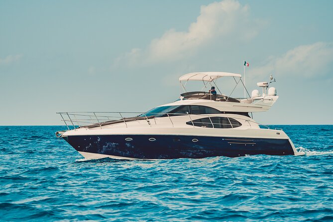 4 Hour 50' Azimut Yacht All-Inclusive in Tulum & Playa del Carmen - Snorkeling at the In-Ha reef