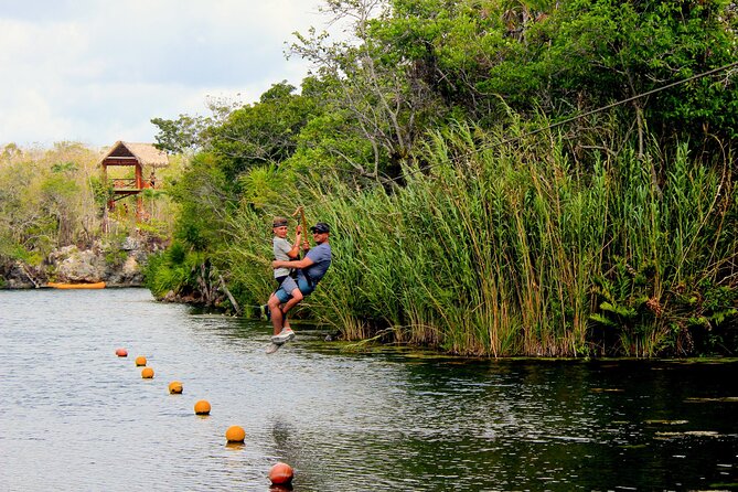 4 Private Cenotes, Zip-Lines, Canoes & Mayan Village with Delicious Lunch - Four cenotes, one busy half-day