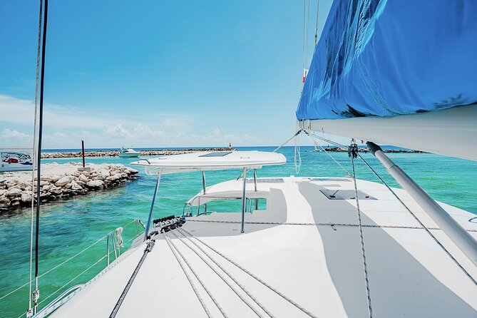 5-Hour 38'Luxury Catamaran All-Inclusive Tulum & Playa del Carmen - Optional troll fishing on the way