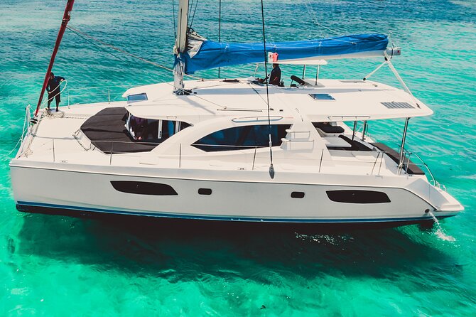 5H Private 44' Catamaran All-Inclusive - Tulum & Playa del Carmen - In-Ha reef snorkeling and calm Caribbean water