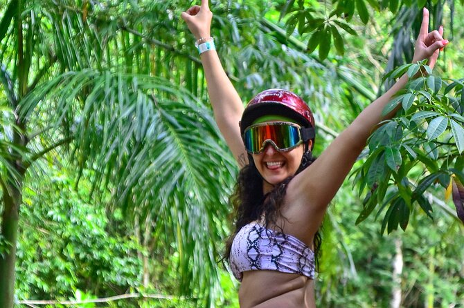 Adrenaline Atv tour from Playa del Carmen - Swimming in a clear Mayan cenote