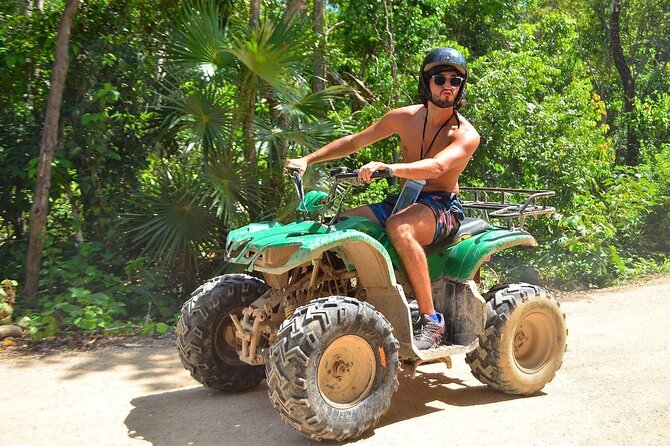 Adventure day to Tulum: ATVs, Cenote, Ziplines, lunch & transport - A brief Mayan ceremony with local context