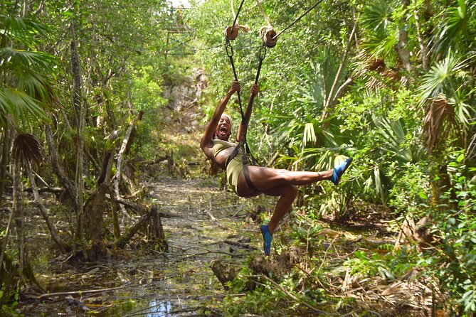 Adventure in the Mayan Jungle with ATV and Zip Line in Tulum - The abseiling wall adds a different kind of challenge