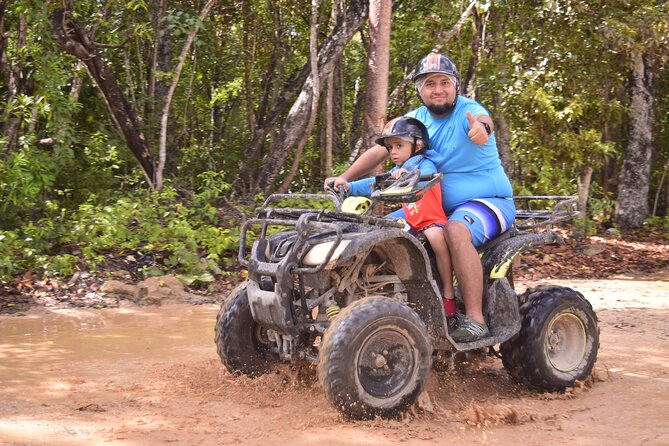 Adventure with ATV Rides, Zip Lines and Cenote at Tulum Jungle - ATV riding for solo drivers and partners
