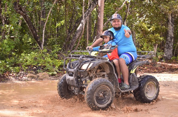 Adventure with ATV Rides, Zip Lines and Cenote at Tulum Jungle - The cenote and rappel section