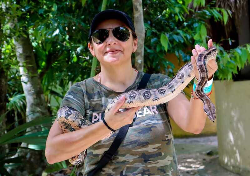 Akumal: Explore the Monkey Sanctuary, ATV Circuit and Cenote - Riding the ATV through the jungle