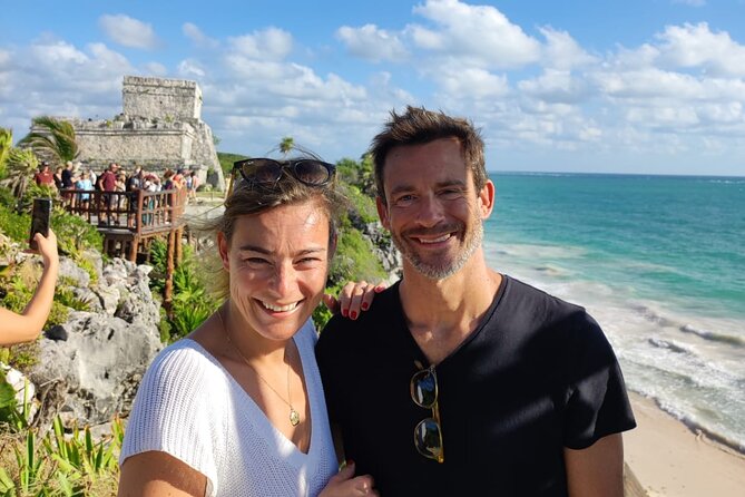 Archeological Guided Walking Tour in Tulum - Restored buildings and the Great Descending God
