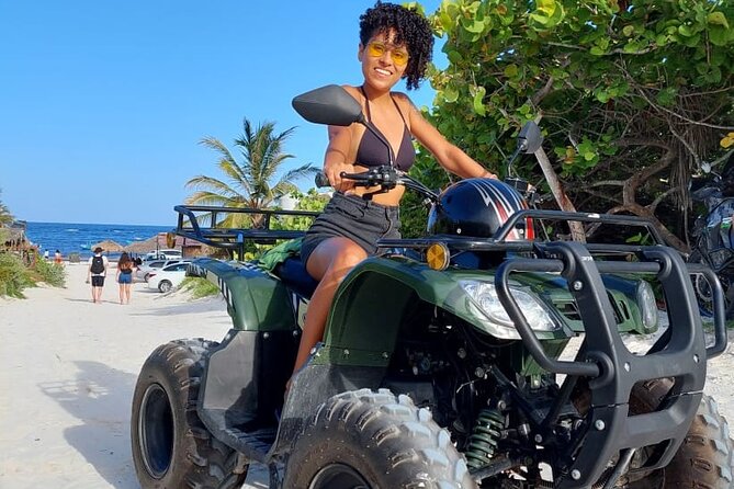 ATV 180 ATV Rental in Tulum - Delivery in Tulum Centro and the first vehicle check