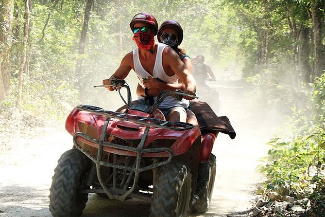 ATV Cenote and Zipline Adventure from Tulum - Getting to the site from Chedraui Tulum