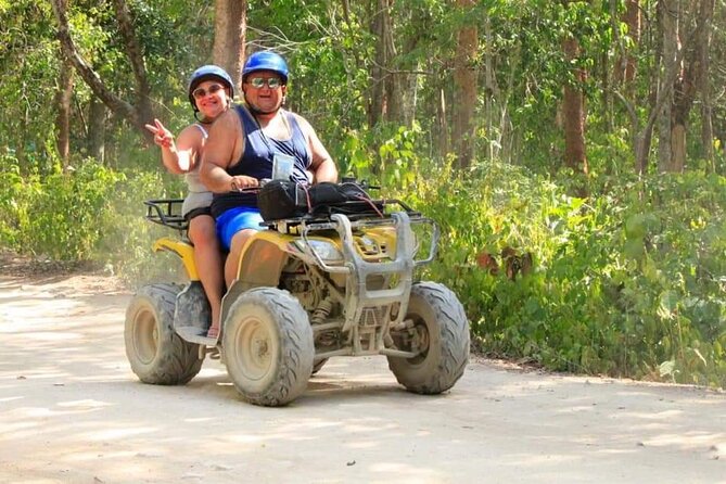 ATV Cenote and Zipline Sacred Jungle Expedition - The ATV ride through the Mayan jungle