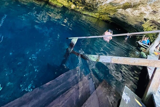 ATV cenote tour Tulum – Mayan Jungle ATV & Cavern Experience - Two ziplines above the trees