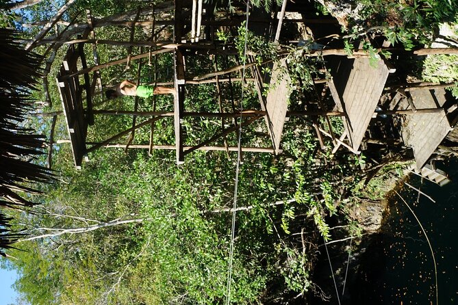 ATV Mayan Jungle Adventure - Ziplines bring a final burst of action