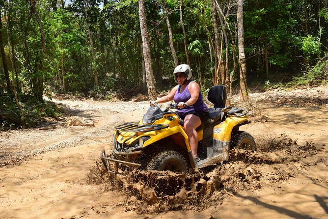 ATV Xtreme and Zipline Adventure from Riviera Maya - Zip lines above the rainforest
