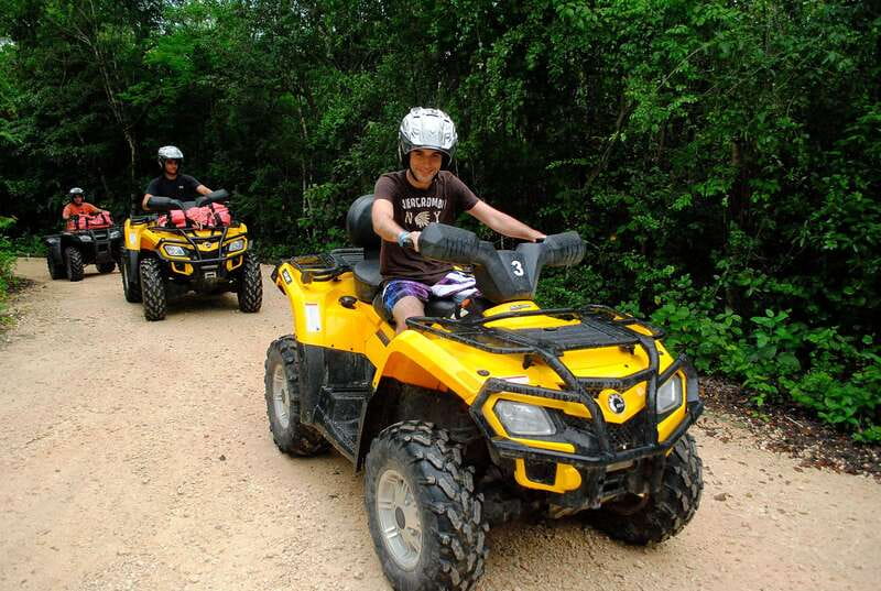 Atv , Zipline and cenote swim experience in the jungle! - The shared ATV ride and what 40 minutes means