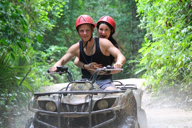ATV , Zipline & Cenote from Playa del Carmen – Lunch Included - The cenote stop: refreshing, sacred, and small