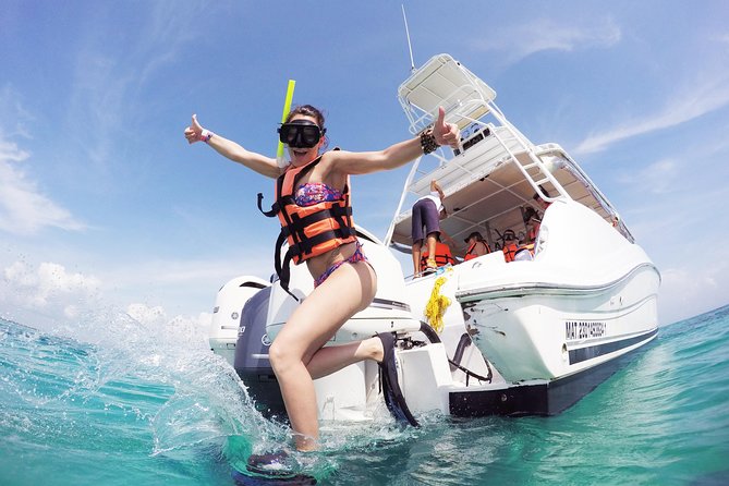Beach Escape: Isla Contoy and Isla Mujeres with Snorkeling. - One hour on Isla Mujeres