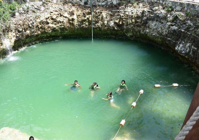 Cancun: Amazing Horseback Riding Tour, Cenote, Zipline & ATV - Crossing the Zipline Circuit