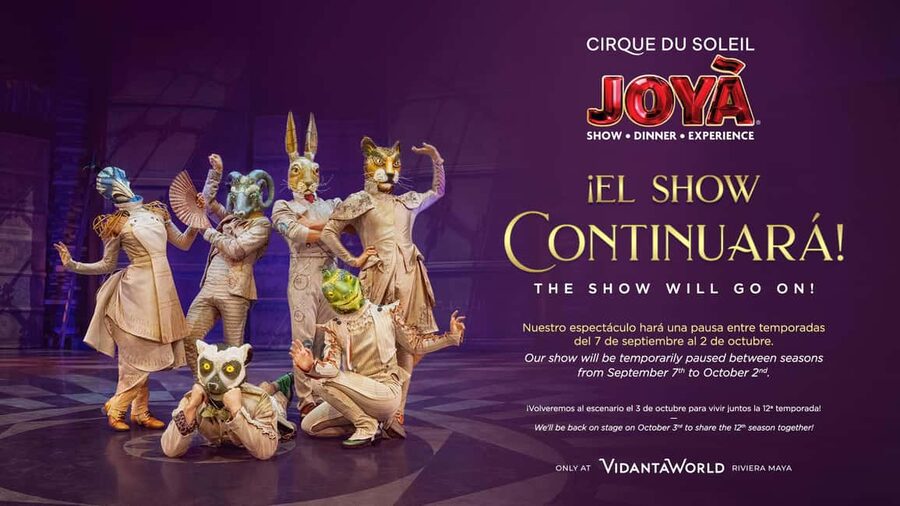 Cancún: Cirque du Soleil JOYÀ Ticket - What the 80-minute show feels like