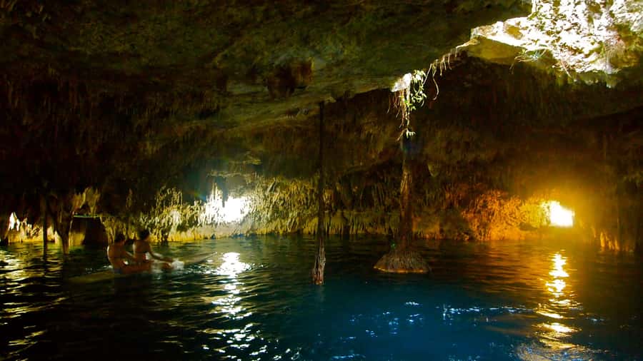 Cancun: Explore Tulum, swim with turtles, cenote, and snorkel in caves - Snorkeling inside Cenote Nohoch Nah Chich