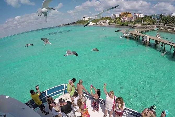 Catamaran Isla Mujeres Unlimited Departing from Playa del Carmen - Playa Norte and the beach club stop