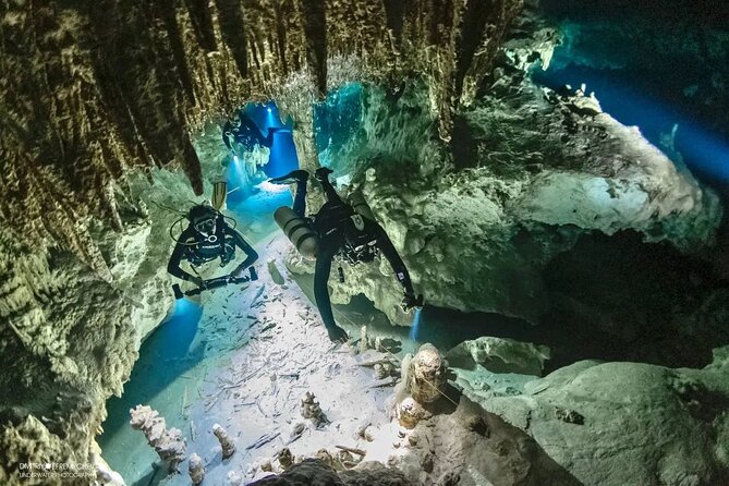 Cenote diving Dream Gate - The style of guiding and group atmosphere
