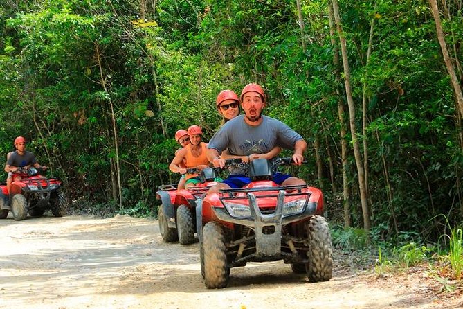 Cenote, Zipline & ATV Shared Combo 3x1 from Playa del Carmen & Cancun - Swimming in a freshwater cenote