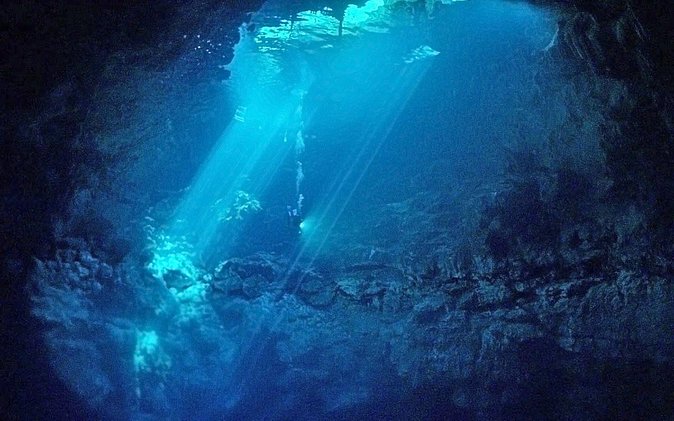 Cenotes 2-Tank Dive in Playa del Carmen/for certified divers only - The road from Playa del Carmen to the jungle