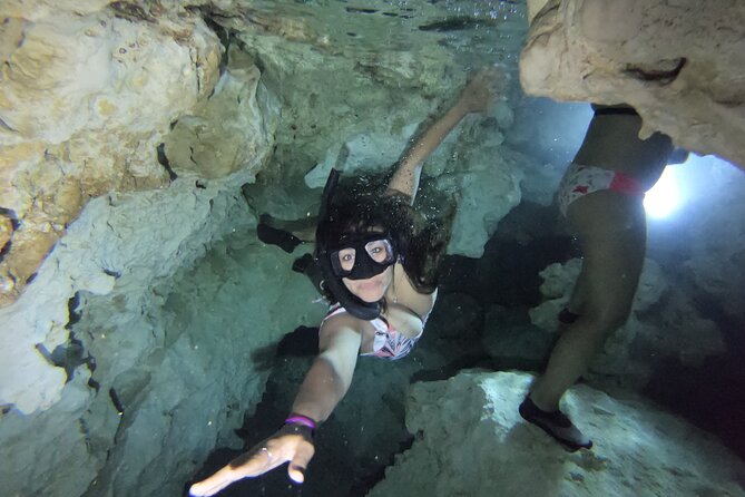 Cenotes by Bike and Mayan Cooking Class Half-Day Guided Tour - Clear water, tunnels, and different swimming settings