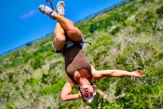 Cenotes, Caves, Ziplines and ATV Fun Tulum Adventure Tour - A half-day built around Cenote Nohoch