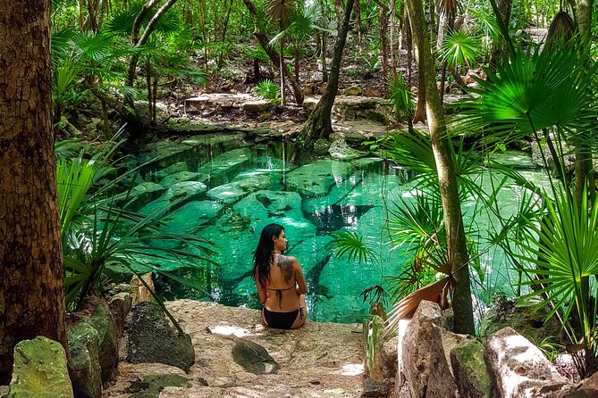 Chichenitza + Cenote + Valladolid + Lunch - Cenote Ik Kil: a dramatic first swim