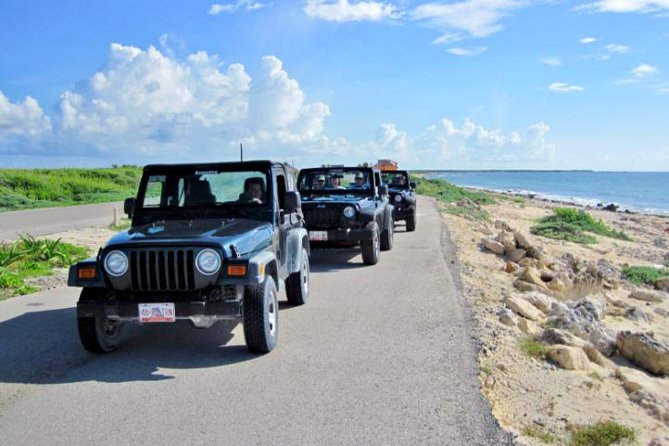 Cozumel Jeep Tour from Cancun and Riviera Maya - Driving across Cozumel in a Jeep