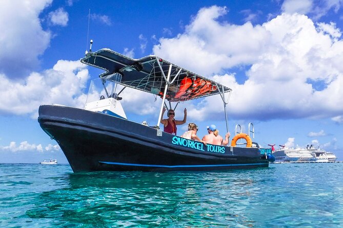 Cozumel Snorkel at El Cielo & 2 Reefs! Transportation from Tulum - Ferry crossing and the small motor boat
