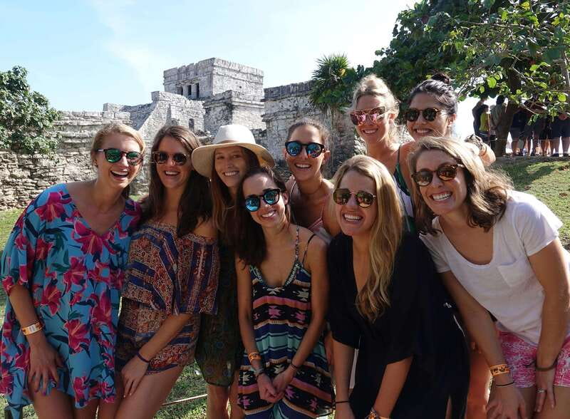 Exclusive 3-in-1 Tour to Tulum, Cenote and Maya Village - Tulum’s ruins above the Caribbean