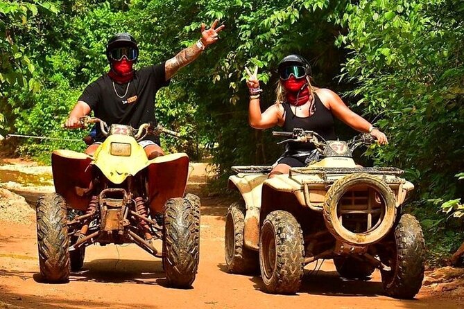 Extreme Day in Cancun: ATVs Zip Lines Cenote Lunch and Transport - Mexican snacks, fresh drinks, and a short rest