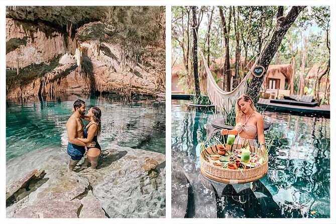 Floating Breakfast+Cavern Tour includes entrance to the cenote-Temazcal - Floating breakfast turns the second half into a photo-friendly break
