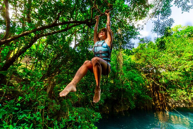From Playa del Carmen ATV Adventure with Ziplines, Cenote - The cenote is the strongest natural feature
