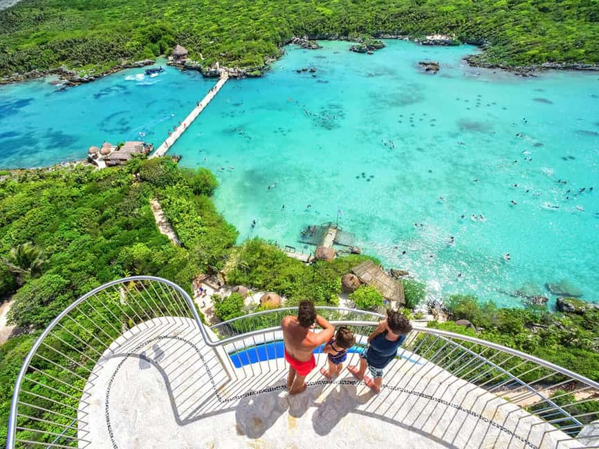 From Playa del Carmen: Xel-Há All-Inclusive Park - Zip lines, jumps, ropes, and bicycles