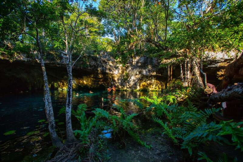 From Riviera Maya: 3 Cenotes Adventure Tour with Lunch - The private underground cenote is the finale