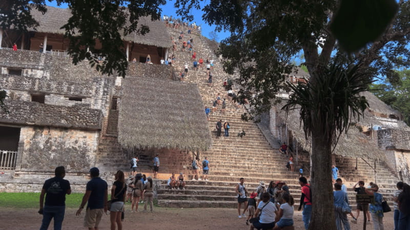 From Riviera Maya: Ek Balam & Cenote Tour w/ Lunch & Pickup - Uayma and its remarkable church