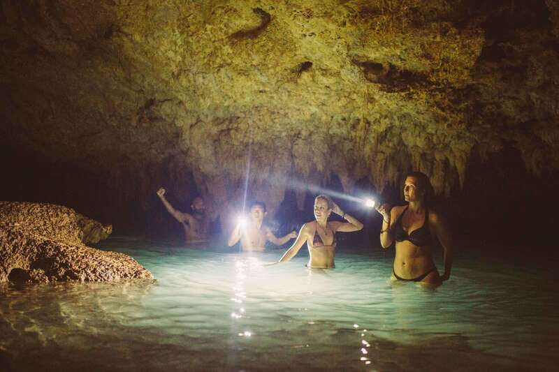 From Riviera Maya: Snorkeling & Private Cenote Half-Day Tour - From freshwater to the Caribbean reef