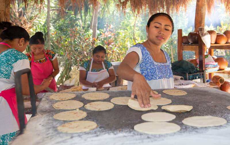 From Riviera Maya : Tulum Ruins, Cenotes & Jungle Adventure - A traditional Mayan meal before the ride home