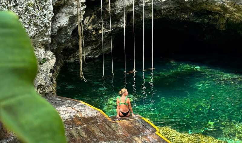 From Tulum: Tulum, Cenote and Turtle Swim Tour at Akumal - Lunch between the water stops