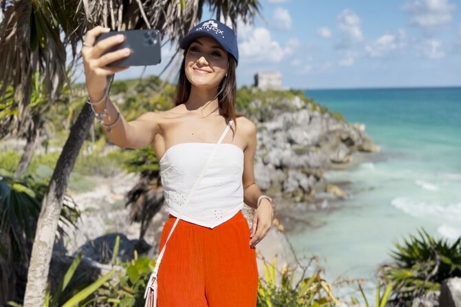 Full Day Tour to Tulum Cenote and Swim with Turtles in Akumal - Tulum: Maya ruins with a Caribbean backdrop