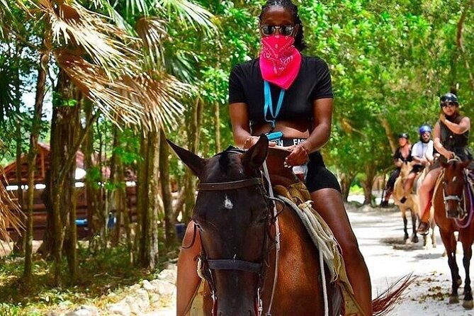 Half Day Horseback Riding Adventure with Cenotes in the Jungle - Lunch in the Jungle