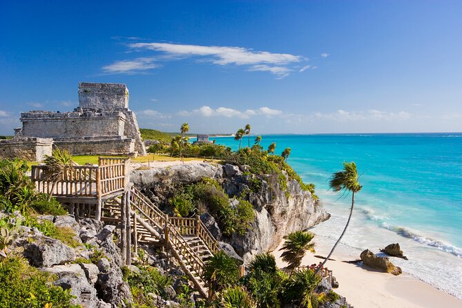 Half-Day Tour to Tulum and 2 Cenotes from Tulum - Walking through the walled city of Tulum