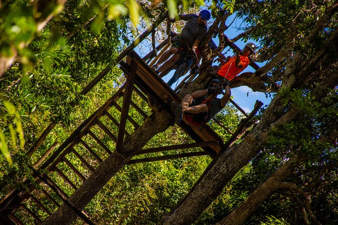 Horseback Ride, ATVs (Shared), Cenote & Ziplines! From Playa Del Carmen - ATV riding on a rough park circuit