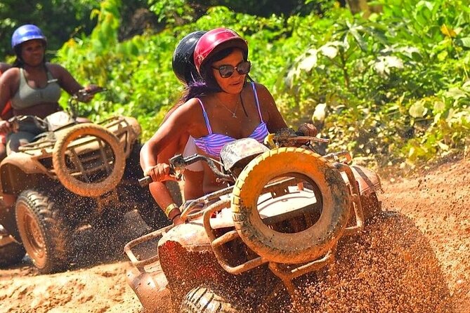 Incredible Adrenaline Eco-park in Tulum - ATV riding on rough jungle trails